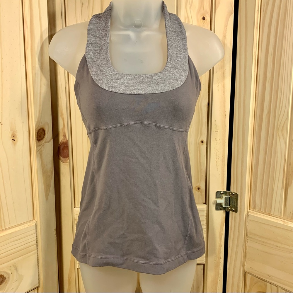 🧘 Lululemon Gray Athletic Tank